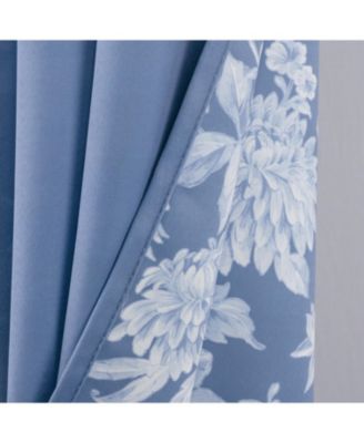 100% Polyester 190 GSM Eloise Reversible Blackout Grommet Curtain Panel 54" x 90"