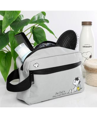 Snoopy Belt Bag, Zip Waist Pack, Grey Travel Pouch