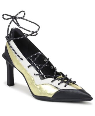 June Ambrose x Women's Zyra Lace-Up Sneaker Pumps 
