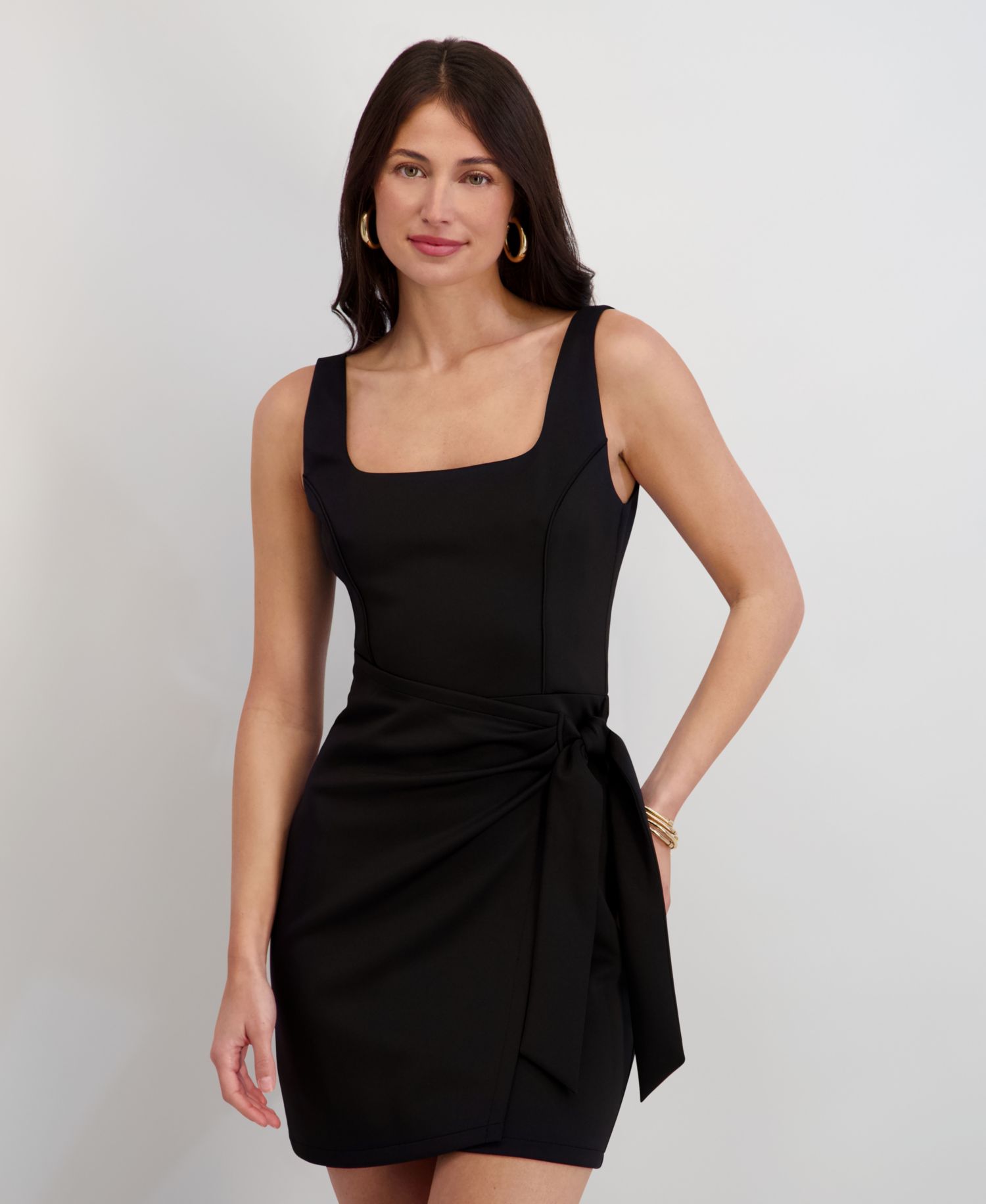 Women's Sleeveless Square Neck Dress