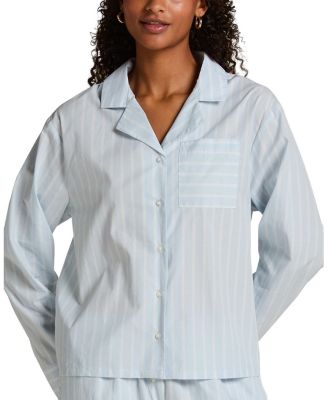 Hunkemoller Women's Woven Cotton Stripe Jacket