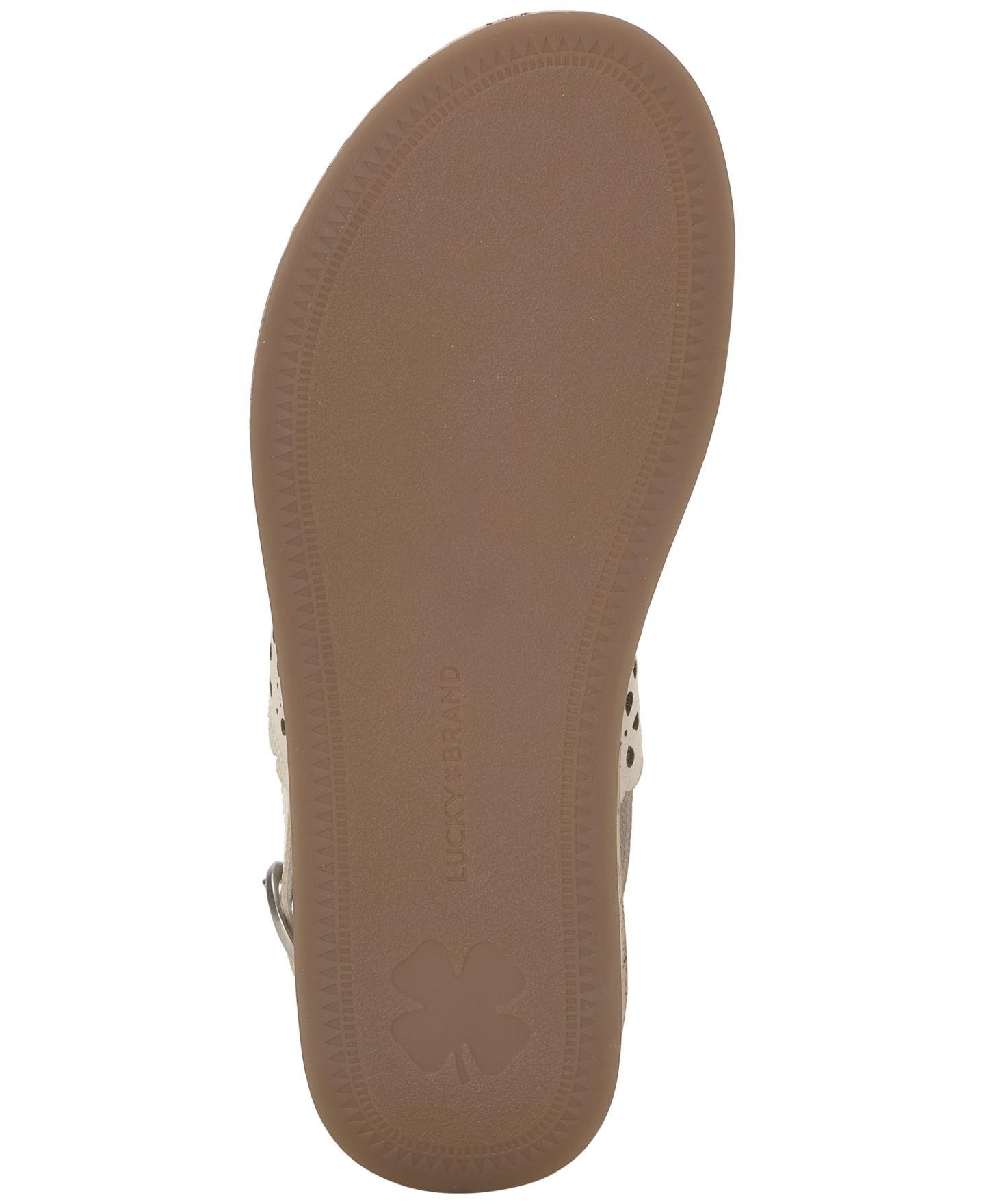 Женские сандалии Lucky Brand Elsie Double Band Wedge, цвет: Костяной — фото 5