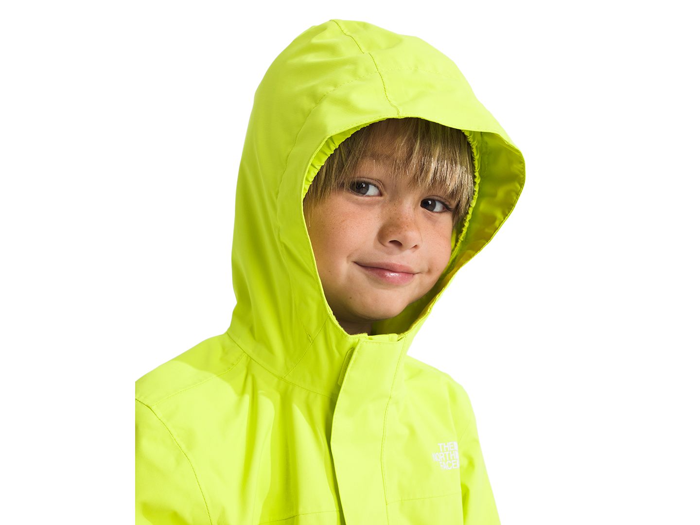 Детская куртка The North Face Antora Hooded Rain, цвет: Лаймовый — фото 4
