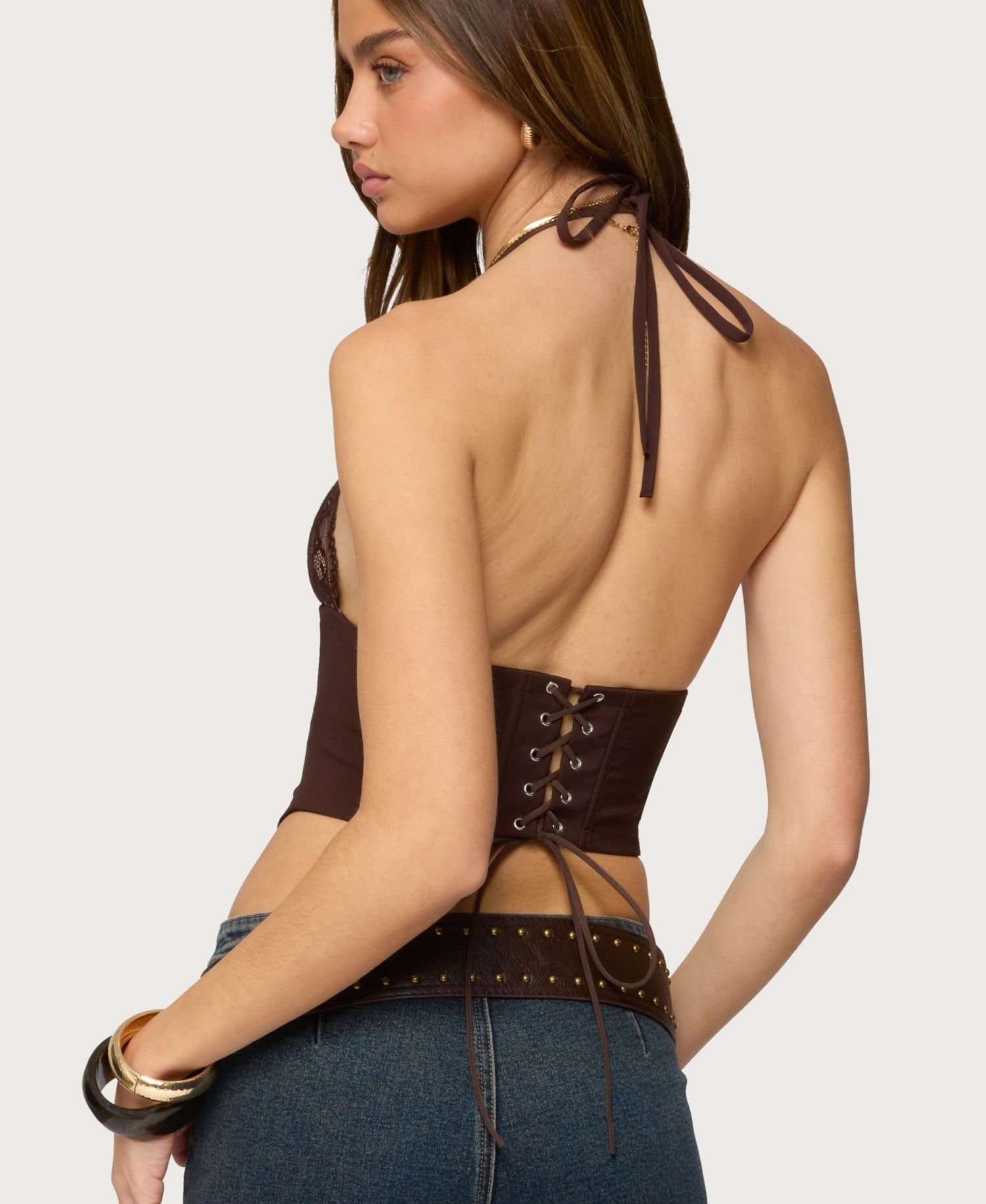 Women's Ghita Lacey Halter Corset