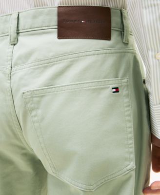 Men's Denton Slim-Straight Five-Pocket Stretch Essential Twill Pants