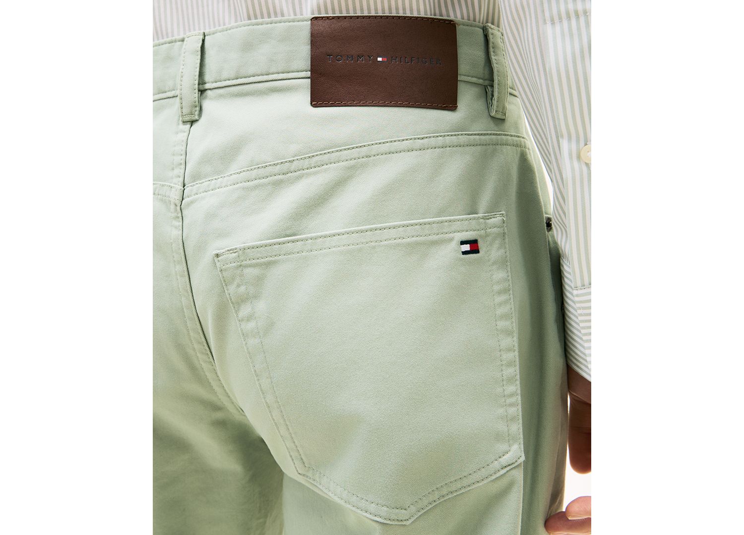 Men's Denton Straight-Fit Five-Pocket Stretch Twill Pants