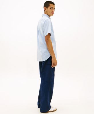 Men's Heritage Short-Sleeve Pocket Striped Oxford Shirt