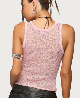 Women's Eleora Sequin Knit Tank Top