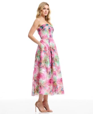 Women's Mika Strapless Floral Dress