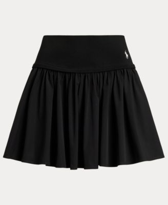 Women's Mid-Rise Flounce A-Line Mini Skirt