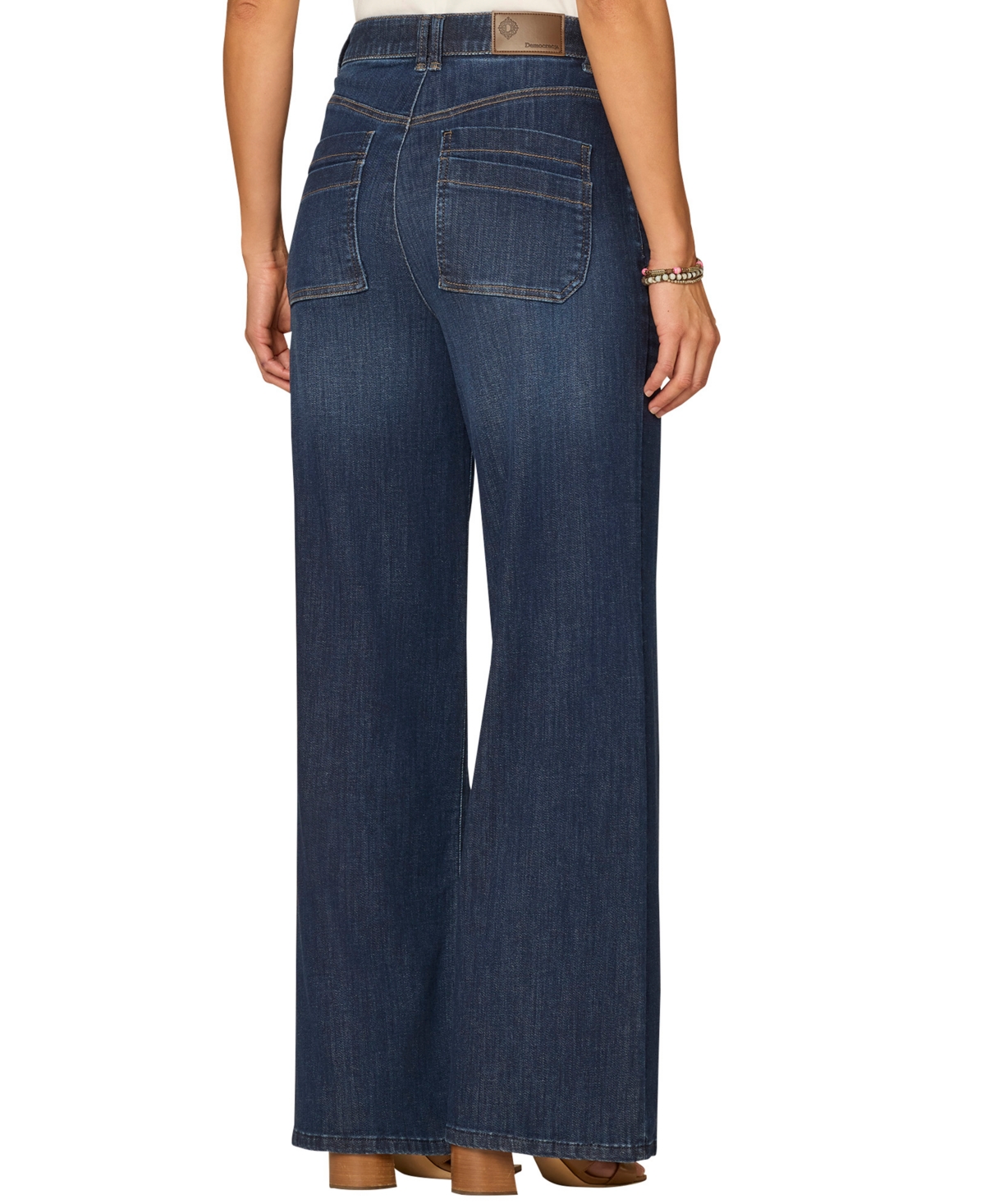 Democracy Women's "Ab"Solution Wide-Leg Jeans