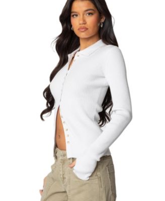 Women's Mirielle Ribbed Knit Cardigan