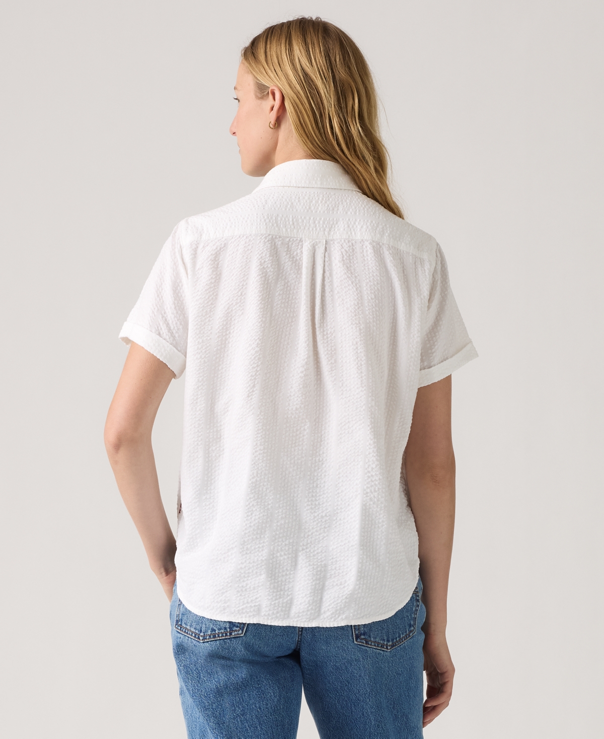 Levi's Women's Darlene Printed Short-Sleeve Shirt