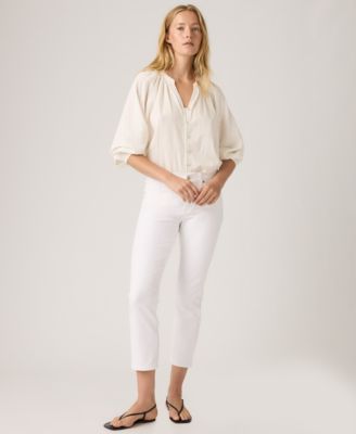 Women's Classic Mid-Rise Ankle Straight-Leg Jeans