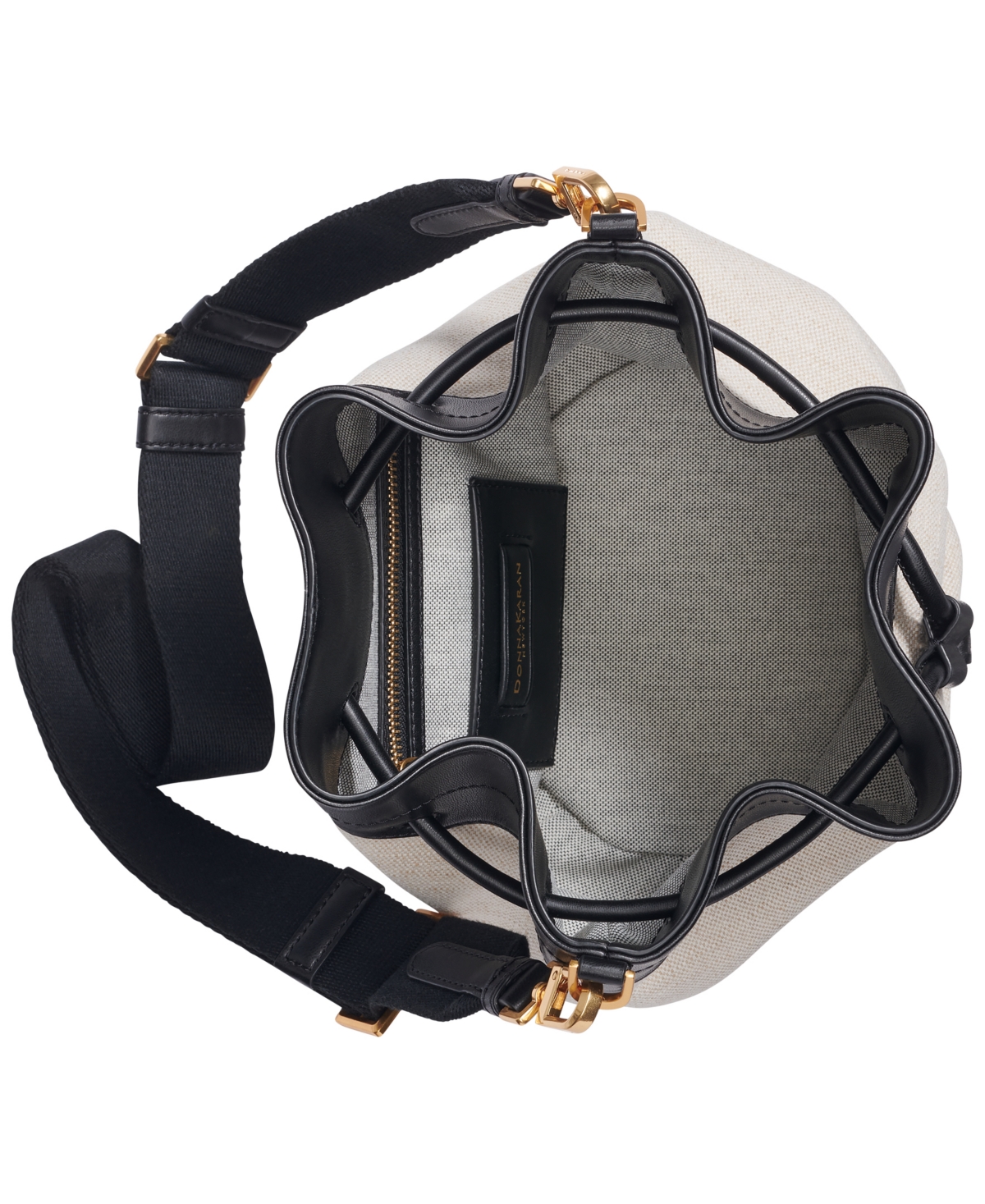 Donna Karan New York Weekend Woven Medium Bucket Bag