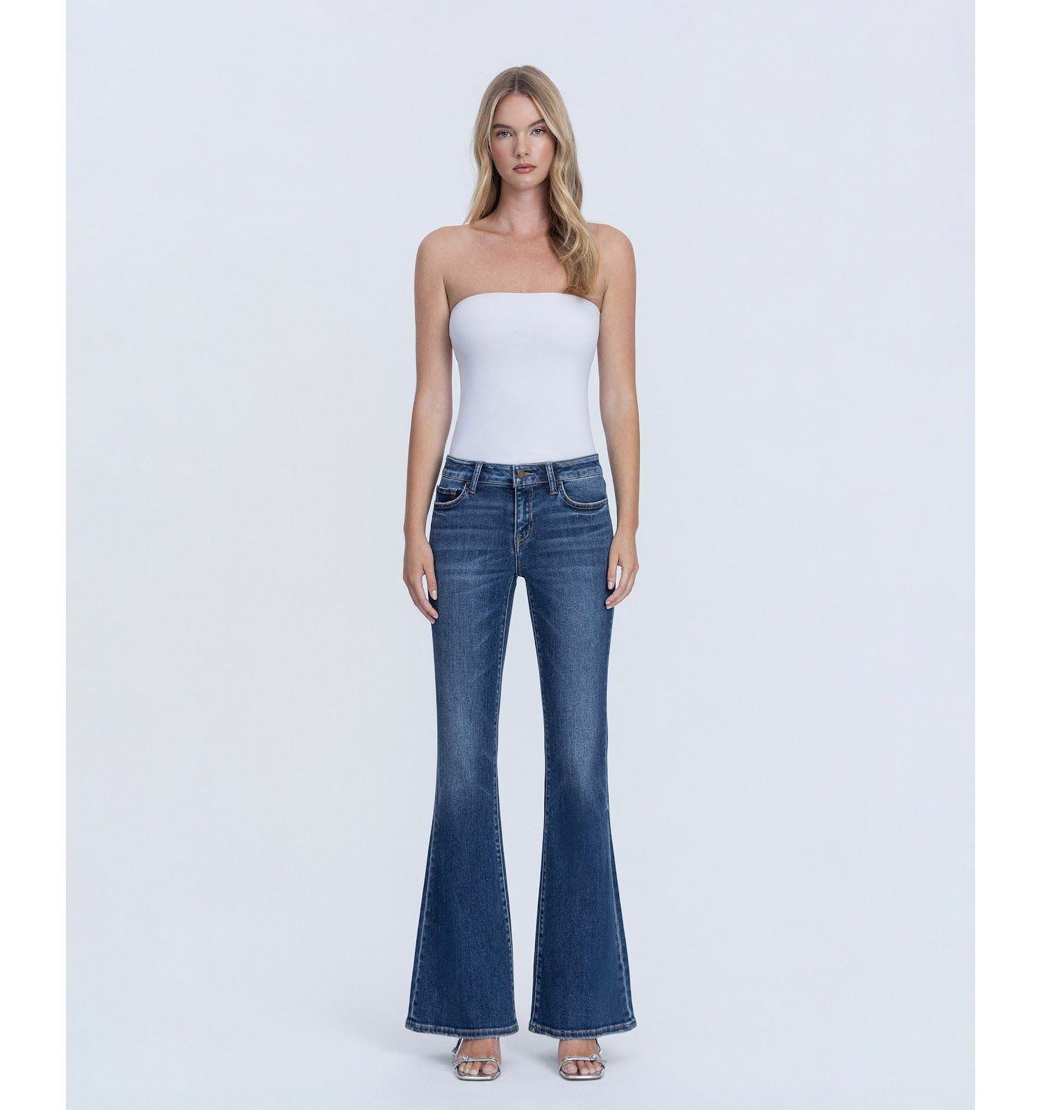 Women's Low Rise Easy Flare Jeans