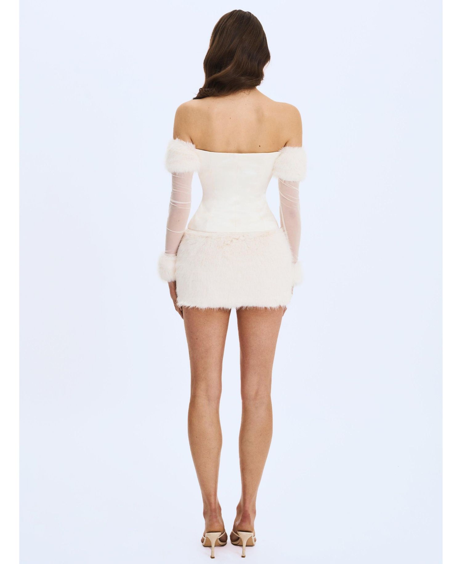 Women's Narla Low-Waisted Fur Mini Skirt