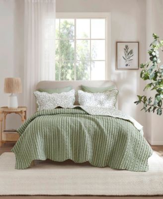 Darcy Print 3-Pc. Quilt Set, King