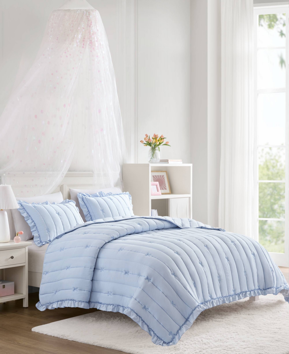 Intelligent Design Liv Microfiber Down Alternative 3-Pc. Quilt Set, Full/Queen