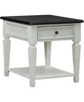 Industies, INC Allyson Park Drawer End Table in Wirebrushed