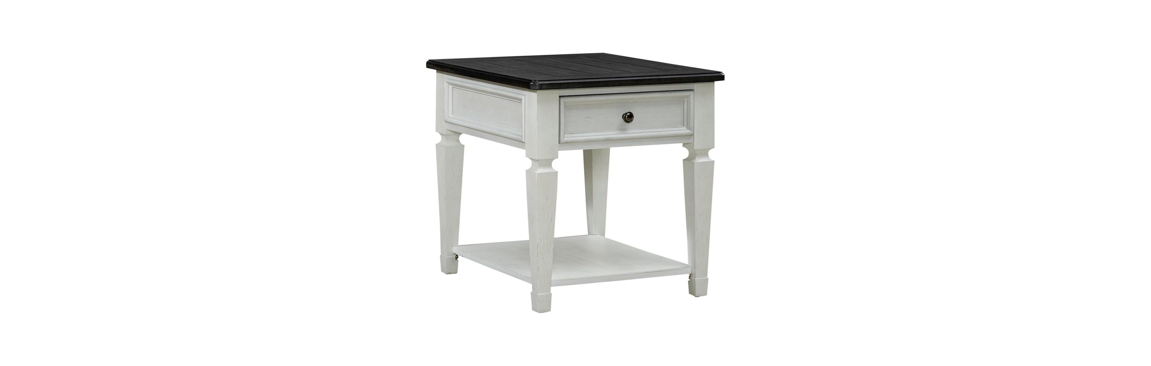 Liberty Furniture Industies, Inc Allyson Park Drawer End Table in Wirebrushed