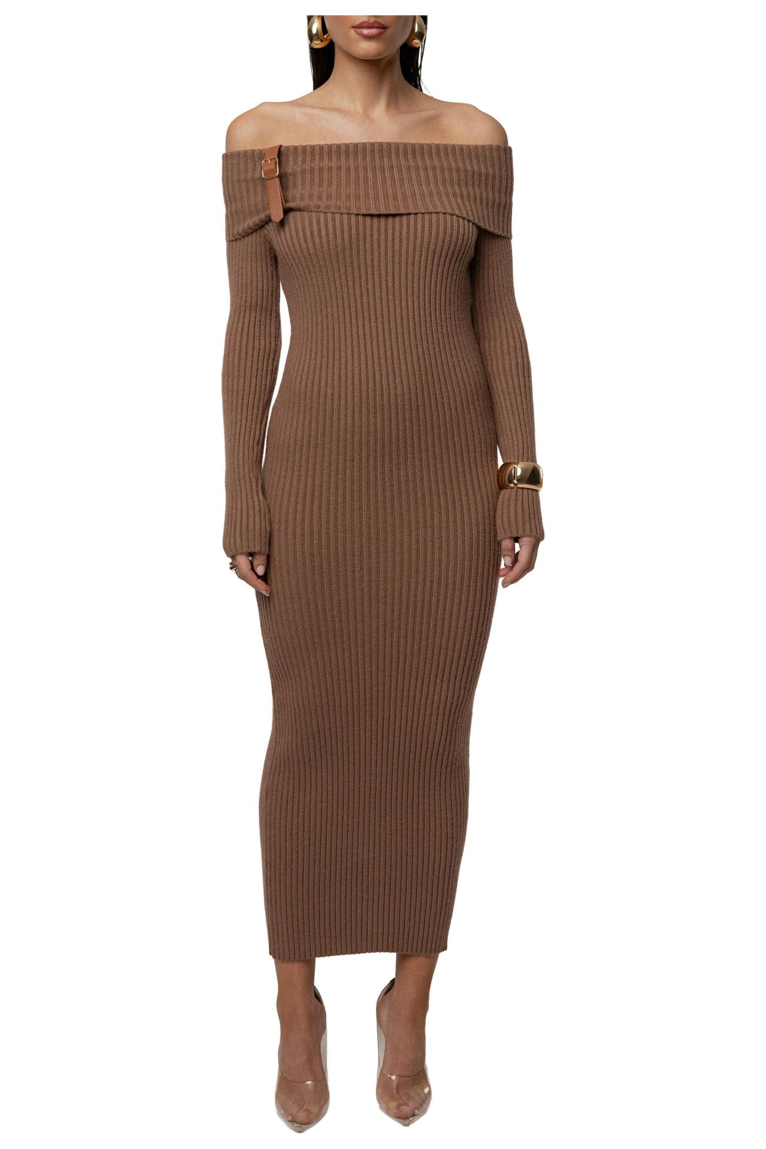 Women's Kira Ribbed Midi Dress