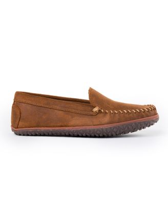 Men's Venetian Tread Suede Slip Ons Loafers