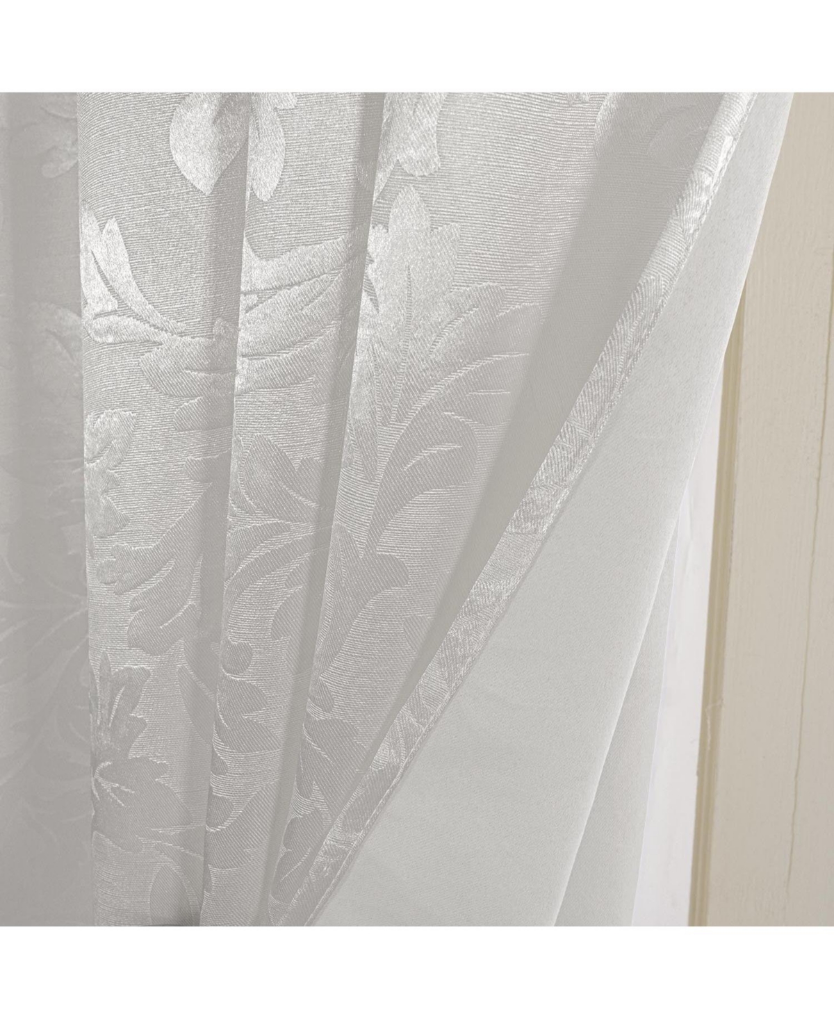 Olivia Gray 100% Polyester 200 Gsm Dyson Embossed Blackout Grommet Curtain Panel