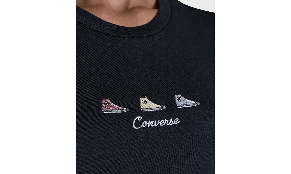 Converse Women's Trio Embroidered T-Shirt