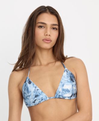 Women's Printed Bikini Top, Regular & Plus Size