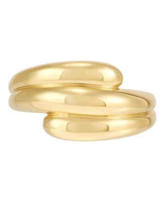 Triple Row Band Ring in 10k Yellow Gold