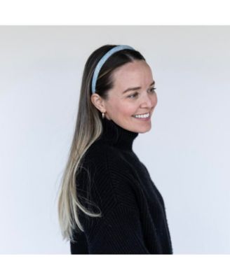 Women's Classic Thin Padded Headband - Light Wash Stars