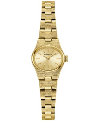 Women's Vintage Gold-Tone Stainless Steel Bracelet Watch, 20mm