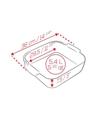 Appolia Square 11.5" Ceramic Baking Dish