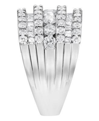 Diamond Ring (3 ct. t.w.) in 14k White Gold