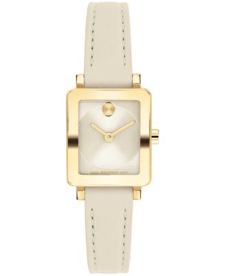 Movado Women's Bold Evolution 2.0 Mini Tank Swiss Quartz Chalk