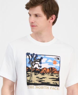 Mens Evolution Desert Graphic Short Sleeve T-Shirt