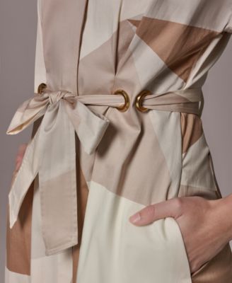 Women's Collared Neck Shirt Dress