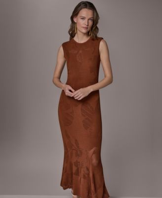 Women's Crew Neck Midi Dress