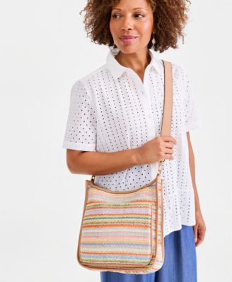Classic Straw Dip Crossbody