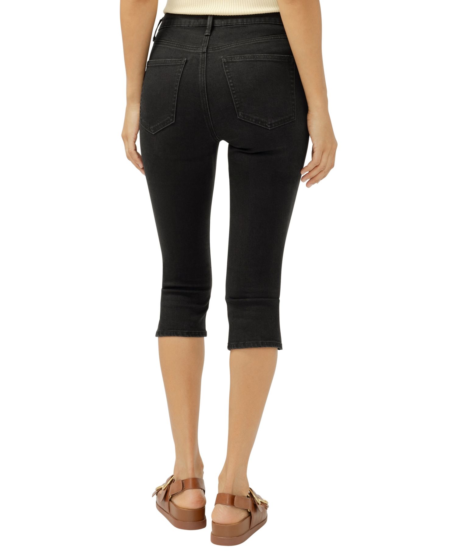 Women's Isbister High-Rise Luxe Stretch Capri Jeans
