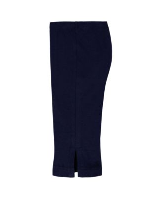 Girls' 2T-6X Popcorn Knit Pleated Tunic and Capri Leggings, 2-Piece Set