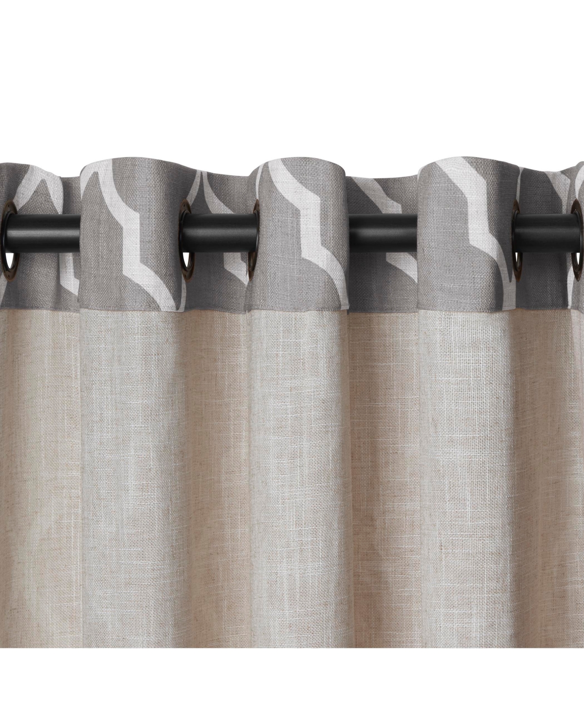 Elrene Home Fashions Medalia Geometric Window Curtain Panel