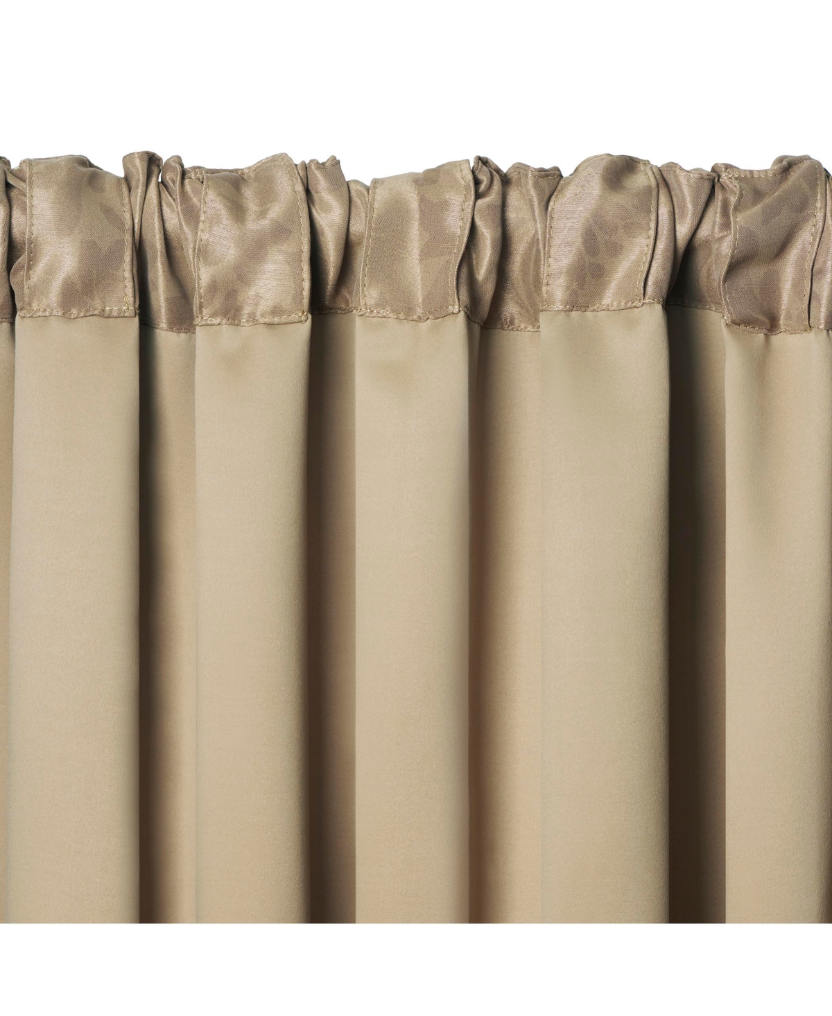 Elrene Home Fashions Antonia Damask Print Blackout Window Curtain