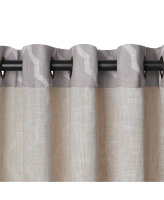 Medalia Geometric Window Curtain Panel