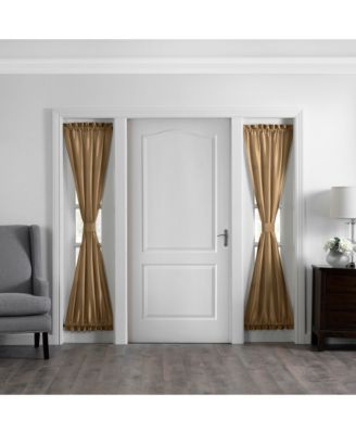 Colette Faux Silk Side Door Window Panel