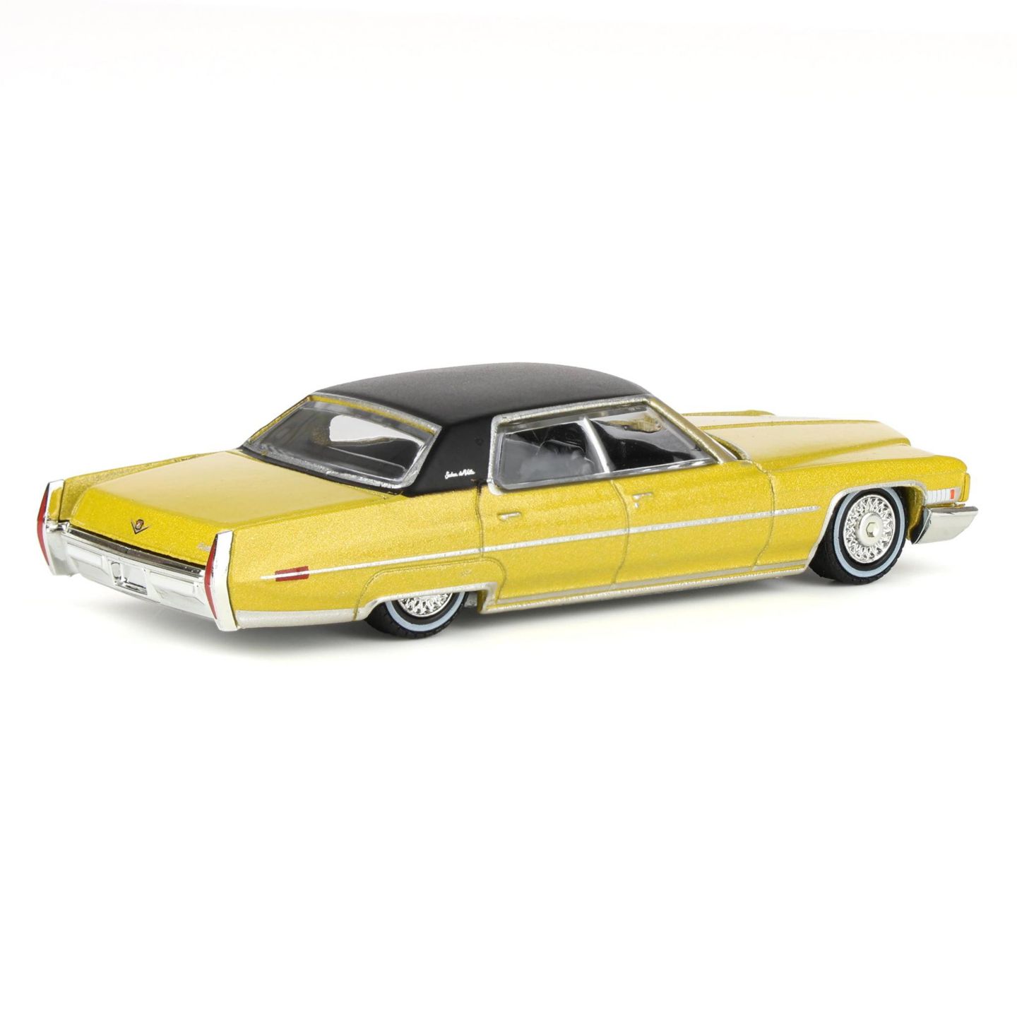 Детская игрушка Greenlight Collectibles GreenLight 1/64 1975 Ford Thunderbird Lowrider, Pink with Pinstripes, California Lowriders Series 7 63080-E, цвет: Чёрный — фото 3