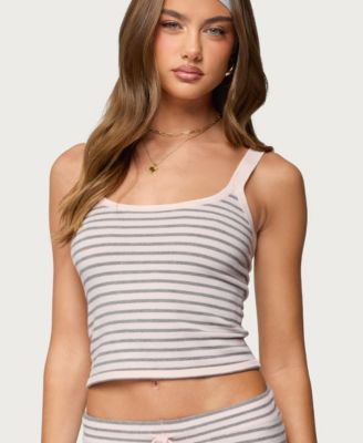 Women's Lillian Striped Knit Tank Top