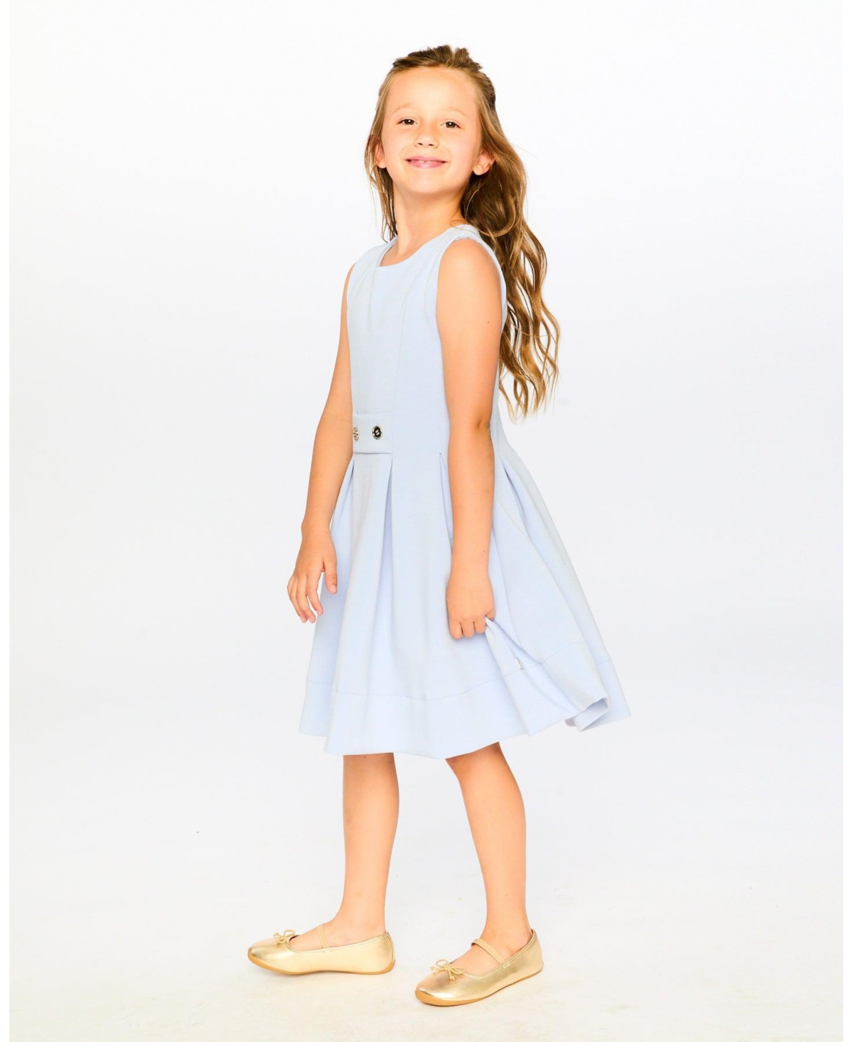 Draft - Deux par Toddler Girls Sleeveless Neoprene Dress