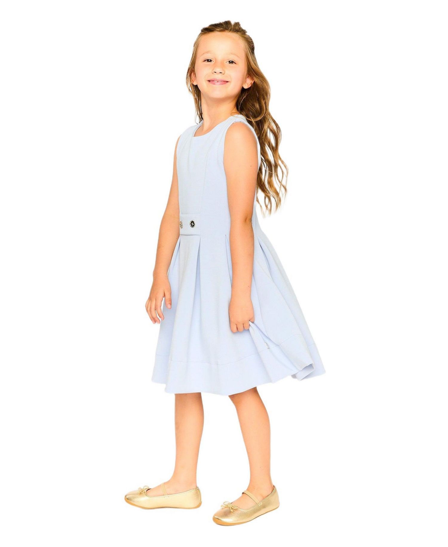 Toddler Girls Sleeveless Neoprene Dress